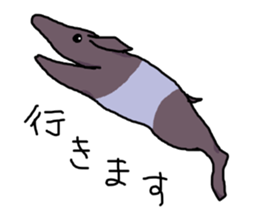 Daily life of KAWAUSO and BAKU sticker #8579239