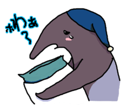 Daily life of KAWAUSO and BAKU sticker #8579241