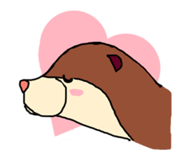 Daily life of KAWAUSO and BAKU sticker #8579256