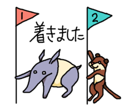 Daily life of KAWAUSO and BAKU sticker #8579263