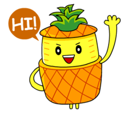 Pineapple Lucky sticker #8579426
