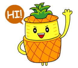 Pineapple Lucky sticker #8579426