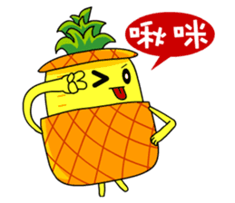 Pineapple Lucky sticker #8579427