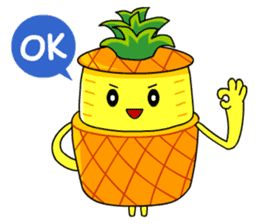 Pineapple Lucky sticker #8579428