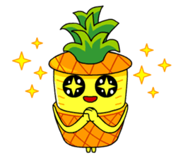 Pineapple Lucky sticker #8579431