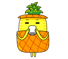 Pineapple Lucky sticker #8579435