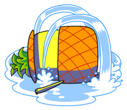 Pineapple Lucky sticker #8579440