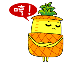 Pineapple Lucky sticker #8579441