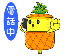 Pineapple Lucky sticker #8579455