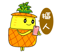 Pineapple Lucky sticker #8579456