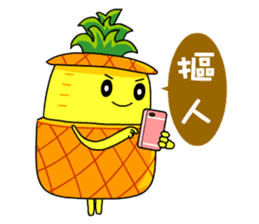 Pineapple Lucky sticker #8579456