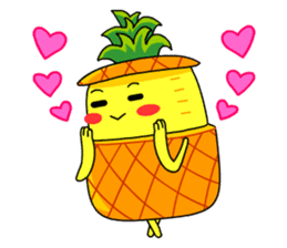 Pineapple Lucky sticker #8579459