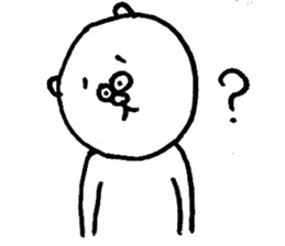 Bear man2 (cousin of the "Dog man") sticker #8579567