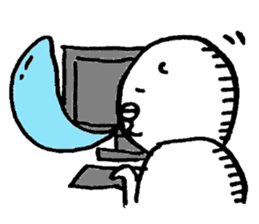 Bear man2 (cousin of the "Dog man") sticker #8579577