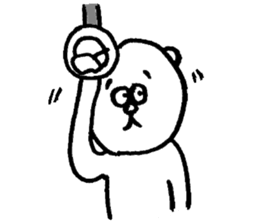 Bear man2 (cousin of the "Dog man") sticker #8579578