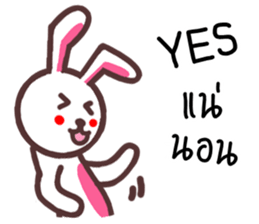 Rabbit Crazy sticker #8579586