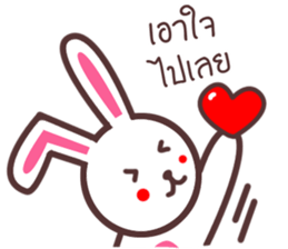 Rabbit Crazy sticker #8579589