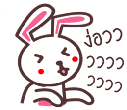 Rabbit Crazy sticker #8579593