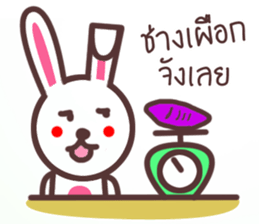 Rabbit Crazy sticker #8579612