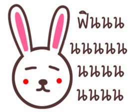 Rabbit Crazy sticker #8579616