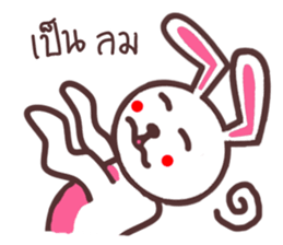 Rabbit Crazy sticker #8579621