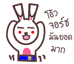 Rabbit Crazy sticker #8579624