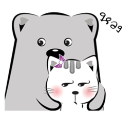 Cat-ty & Bear-ry sticker #8581121