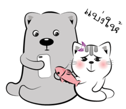 Cat-ty & Bear-ry sticker #8581131