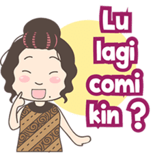 Ahua from Medan version 2 ( Hokkien ) sticker #8581189