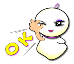 Learn Japanese doll sticker #8581415