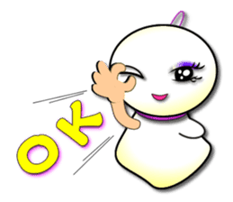 Learn Japanese doll sticker #8581415