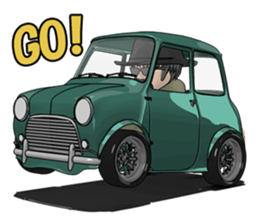 Compact size of the cool car sticker #8581507