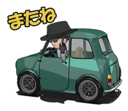 Compact size of the cool car sticker #8581513