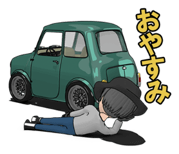 Compact size of the cool car sticker #8581541