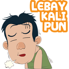 The famous Durian seller from Medan sticker #8581546