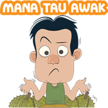 The famous Durian seller from Medan sticker #8581553