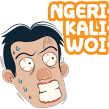 The famous Durian seller from Medan sticker #8581558