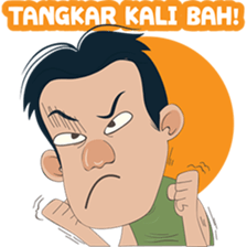 The famous Durian seller from Medan sticker #8581559