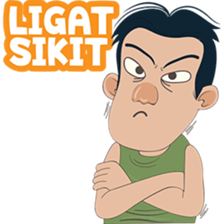 The famous Durian seller from Medan sticker #8581561