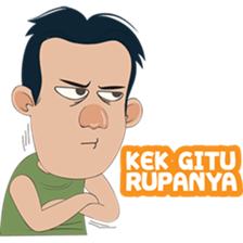 The famous Durian seller from Medan sticker #8581564