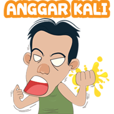 The famous Durian seller from Medan sticker #8581573