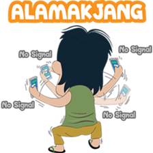 The famous Durian seller from Medan sticker #8581575