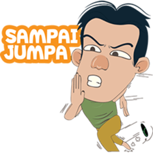 The famous Durian seller from Medan sticker #8581577