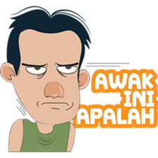 The famous Durian seller from Medan sticker #8581578