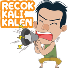 The famous Durian seller from Medan sticker #8581580