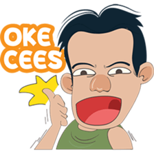 The famous Durian seller from Medan sticker #8581584