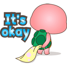 Pika, the pink turtle 4 sticker #8581791