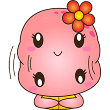 Pika, the pink turtle 4 sticker #8581792
