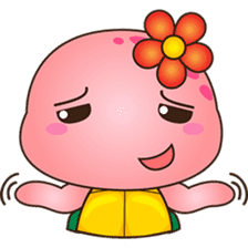 Pika, the pink turtle 4 sticker #8581798
