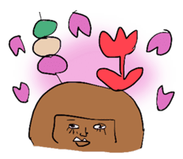 COLORFUL & GIRL sticker #8582041